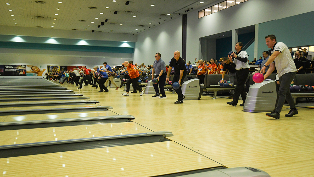 Mass Ball Shot at the 2026 USBC Open Championships